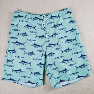 St Johns Bay Men's 2XLT Swim Trunk Shorts Elastic Drawstring Waist Pockets